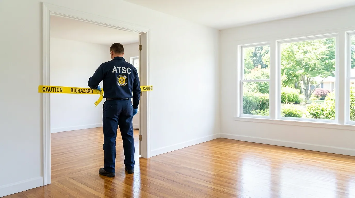 Certified biohazard cleanup crew performing Crime Scene Cleanup in Kalihi Valley